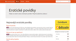 Desktop Screenshot of eroticke.sex-povidky.cz
